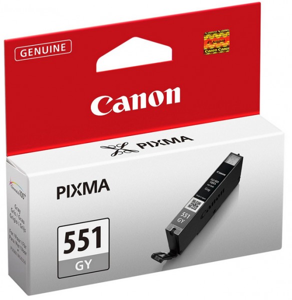 Canon CLI-551GY - 7 ml - Grau - Original - Tintenbehälter - für PIXMA iP8750, iX6850, MG5655, MG6350, MG7150, MG7150 MONSTER UNIVERSITY Edition, MG7550
