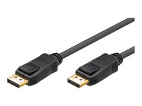 goobay - DisplayPort-Kabel - DisplayPort (M) zu DisplayPort (M) - DisplayPort 1.2 - 5 m - rund, 4K Unterstützung - Schwarz