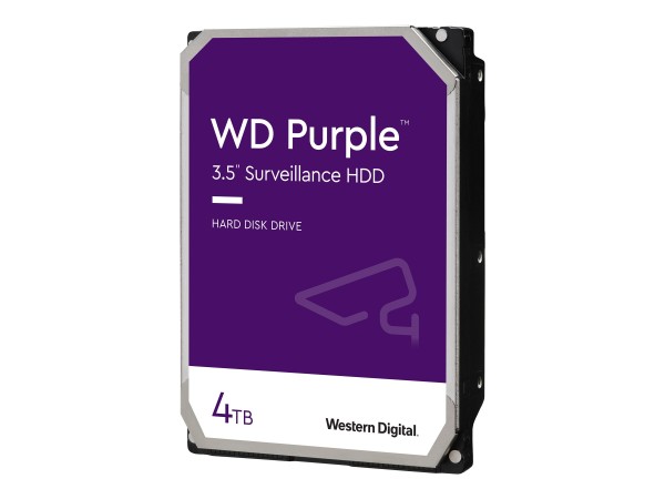 WD Purple WD43PURZ - Festplatte - 4 TB - Überwachung - intern - 3.5" (8.9 cm) - SATA 6Gb/s - 5400 rpm - Puffer: 256 MB