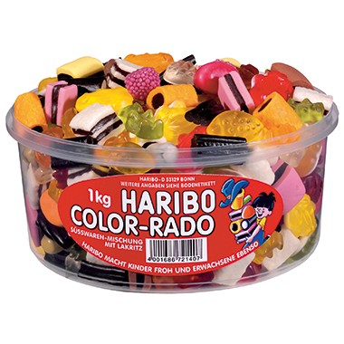 HARIBO Fruchtgummi Color-Rado 057389 1.000g
