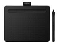 Wacom Intuos S with Bluetooth - Digitalisierer - rechts- und linkshändig - 15.2 x 9.6 cm - elektromagnetisch - 5 Tasten - kabellos, kabelgebunden - USB, Bluetooth 4.2 - Schwarz