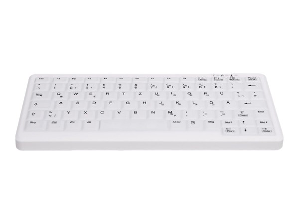 Active Key MedicalKey AK-C4110 - Tastatur - hintergrundbeleuchtet - USB - Deutsch - weiß