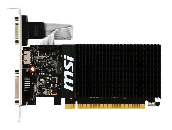 MSI GT 710 2GD3H LP - Grafikkarten - GF GT 710 - 2 GB DDR3 - PCIe 2.0 x16 Low Profile - DVI, D-Sub