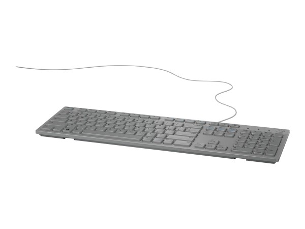 Dell KB216 - Tastatur - USB - Deutsch - Grau - für Dell 3431, 3640; Latitude 5310 2-in-1, 7210 2-in-1, 7310; OptiPlex 30XX, 5080, 7071