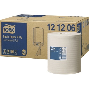 Tork Handtuchrolle M2 121206 160mx20cm 2lagig ws 6 Rl./Pack