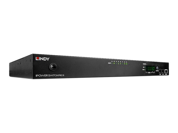 Lindy IPower Switch Pro 8 - Power Control Unit (Rack - einbaufähig)