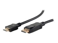 Shiverpeaks BASIC-S - Video- / Audiokabel - DisplayPort (M) bis HDMI (M) - 3 m - abgeschirmt - Schwarz - geformt
