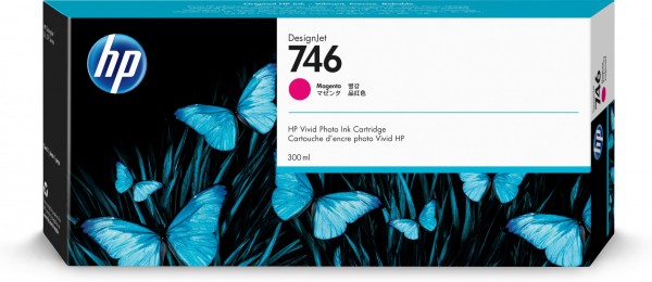 HP 746 - 300 ml - Magenta - Original - DesignJet - Tintenpatrone - für DesignJet HD Pro MFP, Z6, Z6dr, Z9+, Z9+dr