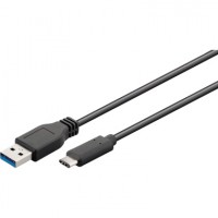 Goobay USB-Kabel SuperSpeed 67890 USB 3.0 1m A/C schwarz
