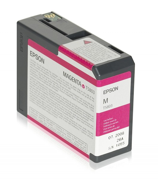 Epson T5803 - 80 ml - Magenta - Original - Tintenpatrone - für Stylus Pro 3800, Pro 3880