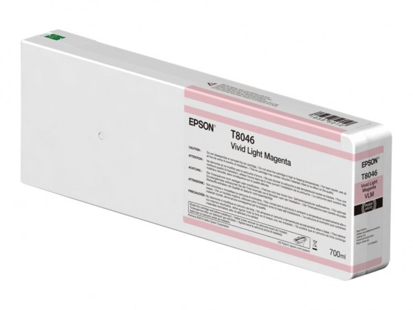 Epson T8046 - 700 ml - Vivid Light Magenta - Original - Tintenpatrone - für SureColor SC-P6000, SC-P7000, SC-P7000V, SC-P8000, SC-P9000, SC-P9000V