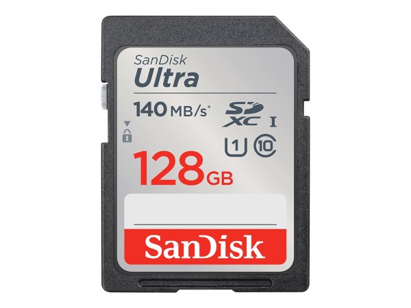 SanDisk Ultra - Flash-Speicherkarte - 128 GB - Class 10 - SDHC UHS-I