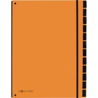 PAGNA Pultordner Trend 24129-09 12Fächer 3Schaulöcher orange
