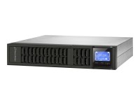 PowerWalker VFI 2000CRM LCD - USV (in Rack montierbar/extern) - 1600 Watt - 2000 VA 9 Ah - RS-232, USB - Ausgangsanschlüsse: 4 - 2U - 48.3 cm (19