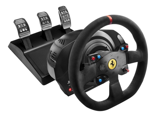 Thrustmaster Ferrari T300 Integral Racing - Alcantara - Lenkrad- und Pedale-Set - kabelgebunden - für PC, Sony PlayStation 3, Sony PlayStation 4