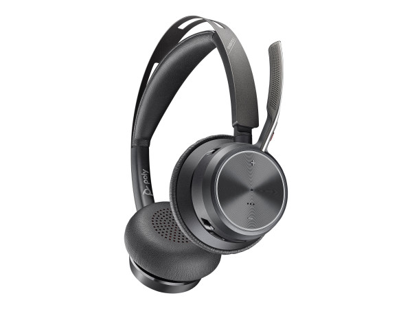 Poly Voyager Focus 2 UC - Headset - On-Ear Bluetooth - kabellos - kabelgebunden - 213726-01