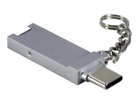 Inter-Tech - Kartenleser - 2 in 1 (microSD) - USB 2.0/USB-C