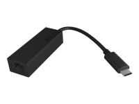 ICY BOX IB-LAN100-C3 - Netzwerkadapter - USB-C 3.0 - Gigabit Ethernet x 1 - Schwarz