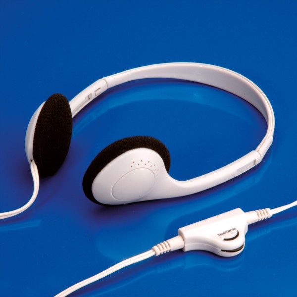 Secomp VALUE - Kopfhörer - On-Ear - kabelgebunden - 3,5 mm Stecker - Grau