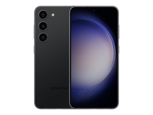 Samsung Galaxy S23 - 5G Smartphone - Dual-SIM - RAM 8 GB / Interner Speicher 128 GB - OLED-Display - 6.1" - 2340 x 1080 Pixel (120 Hz) - Triple-Kamera 50 MP, 12 MP, 10 MP - front camera 12 MP - Phantomschwarz