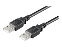 goobay - USB-Kabel - USB (M) bis USB (M) - USB 2.0 - 1.8 m - Schwarz