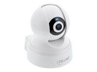 InLine SmartHome Camera - Netzwerk-Überwachungskamera - schwenken / neigen - Innenbereich - Farbe (Tag&Nacht) - 1280 x 720 - 720p - feste Brennweite - Audio - drahtlos - Wi-Fi - H.264 - Gleichstrom 5 V