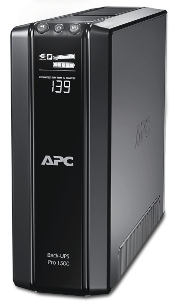 APC Back-UPS Pro 1500 - USV - Wechselstrom 230 V - 865 Watt - 1500 VA - RS-232, USB - Ausgangsanschlüsse: 10 - Schwarz