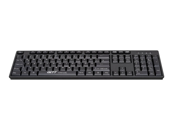 GETT CleanType Easy Basic - Tastatur - Kunststoff, für medizinischen Bereich