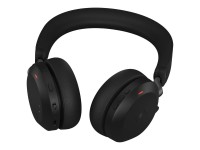 Jabra Evolve2 75 - Headset - On-Ear - Bluetooth - kabellos - aktive Rauschunterdrückung - USB-A - Geräuschisolierung - Schwarz - Zertifiziert für Microsoft Teams