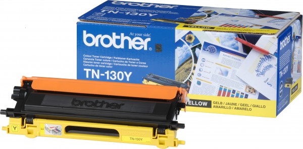 Brother TN130Y - Gelb - Original - Tonerpatrone - für Brother DCP-9040, 9042, 9045, HL-4040, 4050, 4070, MFC-9440, 9450, 9840