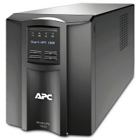APC Smart-UPS SMT1000IC - USV - Wechselstrom 220/230/240 V - 700 Watt - 1000 VA - RS-232, USB - Ausgangsanschlüsse: 8 - Schwarz - mit APC SmartConnect
