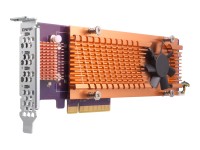QNAP QM2-4P-384 - Speicher-Controller - PCIe 3.0 Low-Profile - PCIe 3.0 x8 - für QNAP TS-1273, 1277, 473, 677, 873, 877, 977, EC1280, TVS-2472, 473, 673, 872, 873, 882