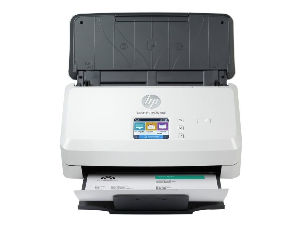 HP Scanjet Pro N4000 snw1 Sheet-feed - Dokumentenscanner - CMOS / CIS - Duplex - 216 x 3100 mm - 600 dpi x 600 dpi - bis zu 40 Seiten/Min. (einfarbig) - automatischer Dokumenteneinzug (50 Blätter) - bis zu 4000 Scanvorgänge/Tag - USB 3.0, LAN, Wi-Fi(n)