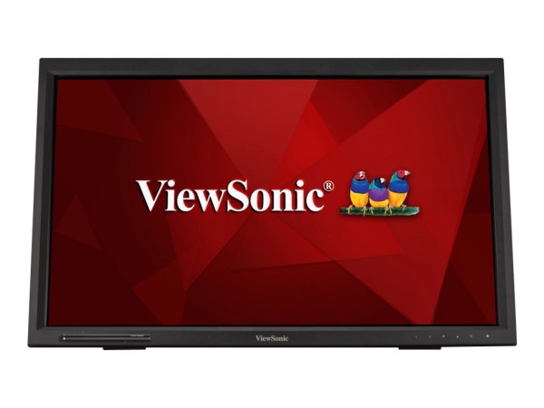 ViewSonic TD2423 - LED-Monitor - 61 cm (24") (23.6" sichtbar) - Touchscreen - 1920 x 1080 Full HD (1080p) @ 75 Hz - VA - 250 cd/m² - 3000:1 - 7 ms - HDMI, DVI-D, VGA - Lautsprecher