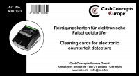 CCE Reinigungskarten für Banknotenprüfgeräte einzeln verschweißt 5 Stück A007923