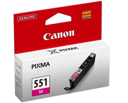 Canon CLI-551M - 7 ml - Magenta - Original - Tintenbehälter - für PIXMA iP8750, iX6850, MG5550, MG5650, MG5655, MG6450, MG6650, MG7150, MG7550, MX725, MX925