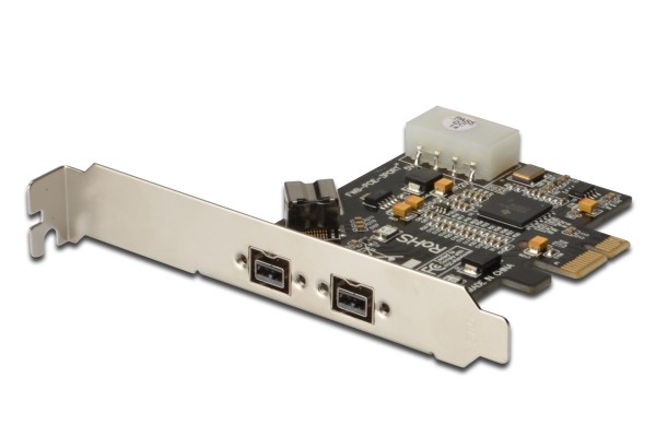 DIGITUS DS-30203-2 - FireWire-Adapter - PCIe - FireWire 800 - 3 Anschlüsse