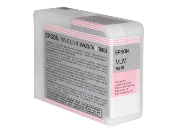 Epson - 80 ml - Vivid Light Magenta - Original - Tintenpatrone - für Stylus Pro 3880, Pro 3880 Mirage Edition, Pro 3880 Signature Worthy Edition