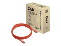 Club 3D - USB-Kabel - 24 pin USB-C (M) zu 24 pin USB-C (M) - USB 2.0 - 48 V - 5 A - 4 m - bi-direktional, unterstützt bis zu 240 W Spannungsversorgung, Baureihe mit erweitertem Leistungsbereich (EPR
