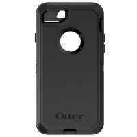 OtterBox Defender Series Apple iPhone 8 & iPhone 7 - Hintere Abdeckung für Mobiltelefon - widerstandsfähig - Polycarbonat, Kunstfaser - Schwarz - für Apple iPhone 7, 8, SE (2. Generation)