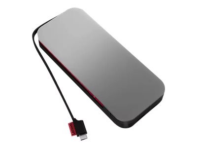 Lenovo Go USB-C Laptop - Powerbank - 1 x Batterie - Lithium-Polymer - 20000 mAh - 74 Wh - Thunder Black - für ThinkCentre M75t Gen 2; ThinkPad E14 Gen 3; X1 Fold 16 Gen 1; Yoga Slim 7 Pro 14
