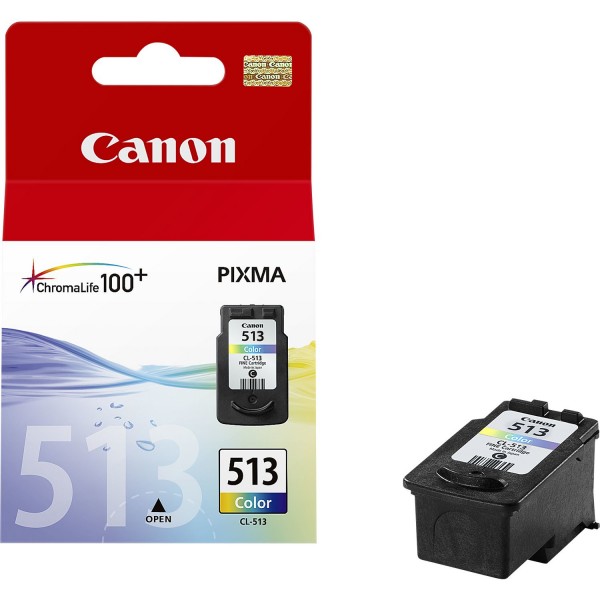 Canon CL-513 - 13 ml - Farbe (Cyan, Magenta, Gelb) - Original - Tintenpatrone - für PIXMA iP2700, MP230, MP237, MP252, MP272, MP280, MP282, MP495, MP499, MX360, MX410, MX420