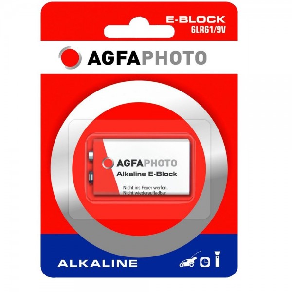 AgfaPhoto Batterie 6LR61 Alkalisch 110-802596
