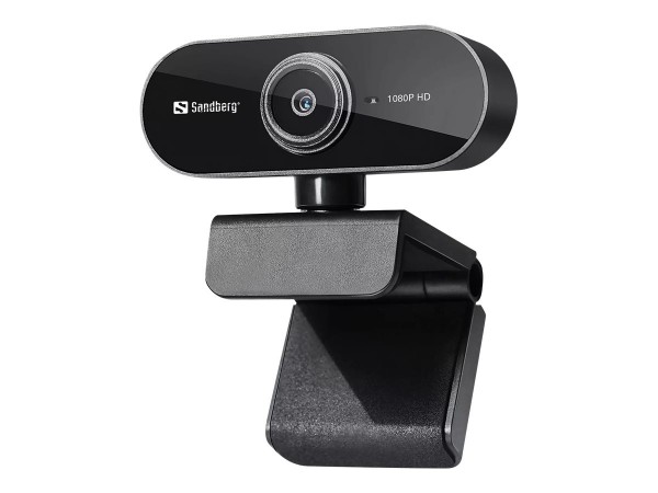 Sandberg USB Webcam Flex - Webcam - Farbe - 2 MP - 1920 x 1080 - 1080p - feste Brennweite - Audio - USB 2.0