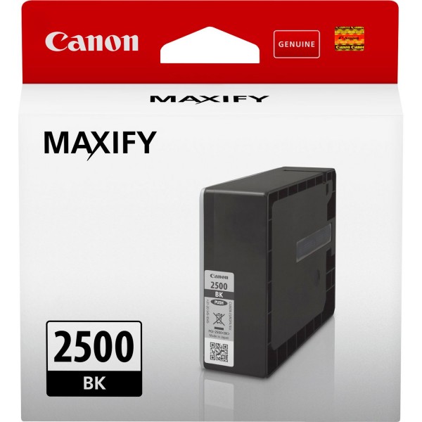 Canon PGI-2500 BK - 29.1 ml - Schwarz - Original - Tintenbehälter - für MAXIFY iB4050, iB4150, MB5050, MB5150, MB5155, MB5350, MB5450, MB5455