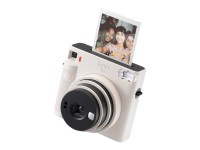 Fuji Instax SQUARE SQ1 - Sofortbildkamera - Objektiv: 65.75 mm - instax SQUARE Chalk White