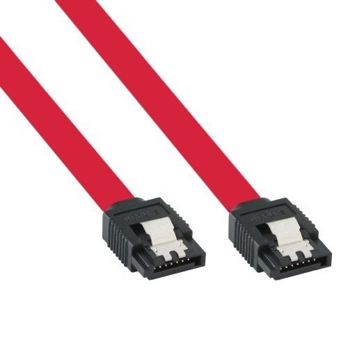 InLine - SATA-Kabel - Serial ATA 150/300/600 - SATA zu SATA - 30 cm - Rot