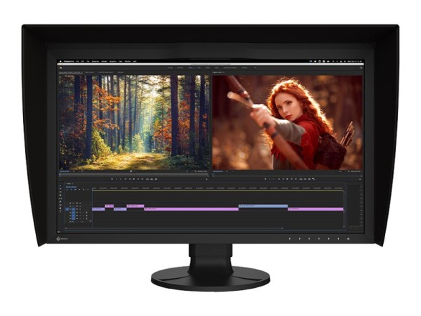 EIZO ColorEdge CG2700X - CG Series - LED-Monitor - 68.4 cm (27") - 3840 x 2160 4K - IPS - 500 cd/m² - 1450:1 - 13 ms - HDMI, DisplayPort, USB-C - mit 6 Monate Null Helle Pixel Garantie
