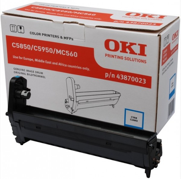 OKI - Cyan - Original - Trommeleinheit - für OKI MC560dn, MC560n; C5850dn, 5850n, 5950cdtn, 5950dn, 5950dtn, 5950n