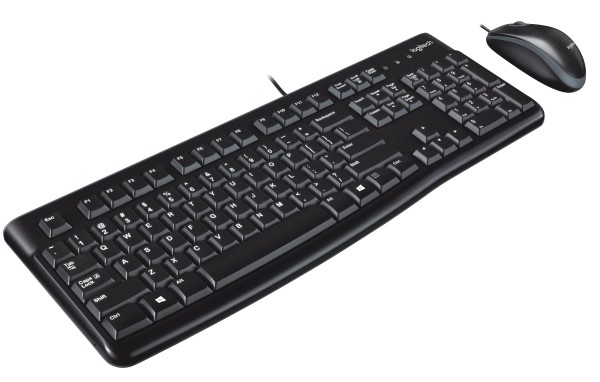 Logitech Desktop MK120 - Tastatur-und-Maus-Set - USB - QWERTY - US International